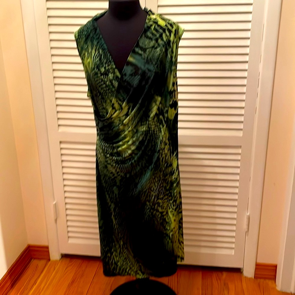 New Dress Elie Tahari Xl Silk Half Wrap